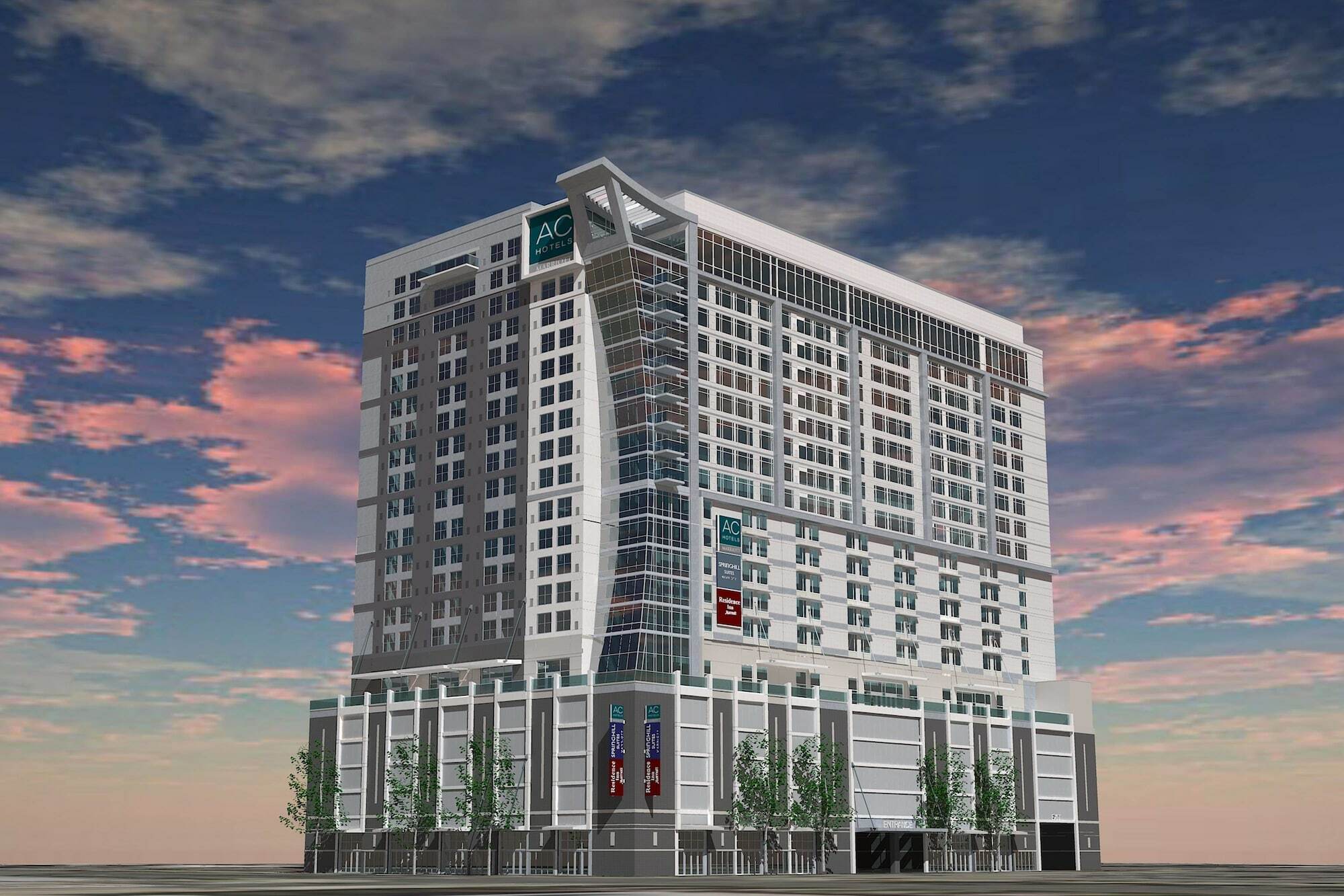 Springhill Suites By Marriott Nashville Downtown/Convention Center Buitenkant foto